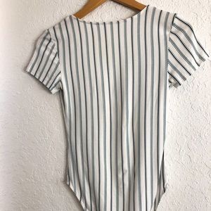 Striped Body Suit